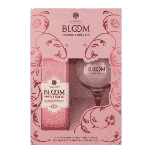 Bloom Jasmine and Rose Giftpack Gin 70cl