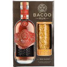 [2000688] Bacoo 7 Years Tiki Rum Mug Gift Box 70cl