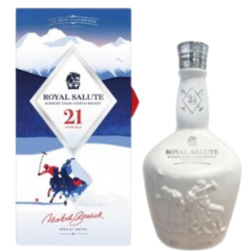 Chivas Regal 21 Years Royal Salute Snow Polo Edition Blended Scotch Whisky 70cl