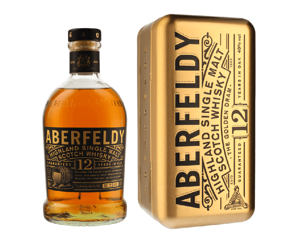 Aberfeldy 12 Years Gold Bar Single Malt Whisky 70cl