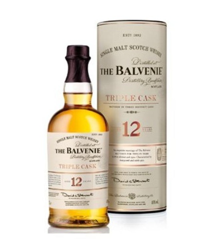 The Balvenie 12Y Triple Cask Single Malt Whisky 70cl