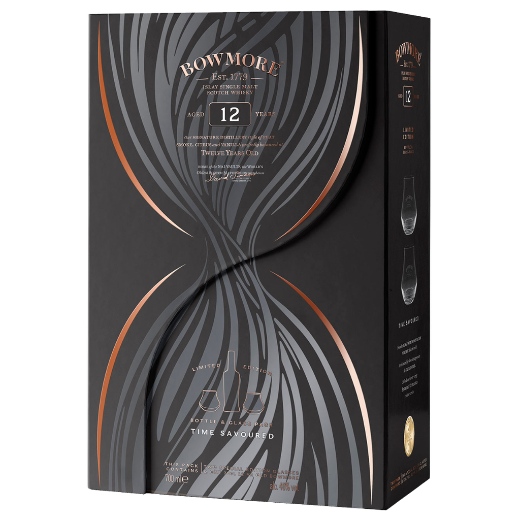 Bowmore 12 Years Limited Edition Single Malt Whisky Giftpack 70cl