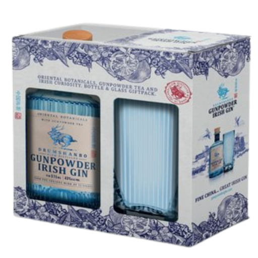 [2000781] Drumshanbo Gunpowder Irish Gin Giftbox 70cl