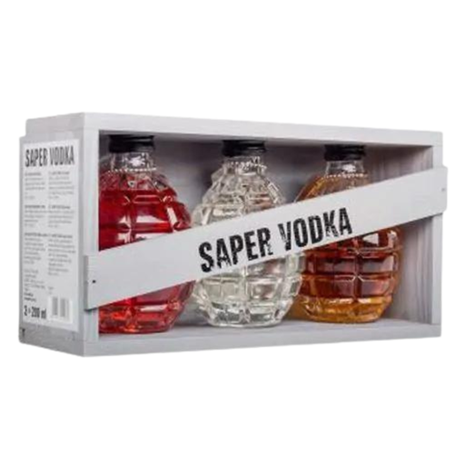 [2000983] Saper Vodka Granaten 3x20cl