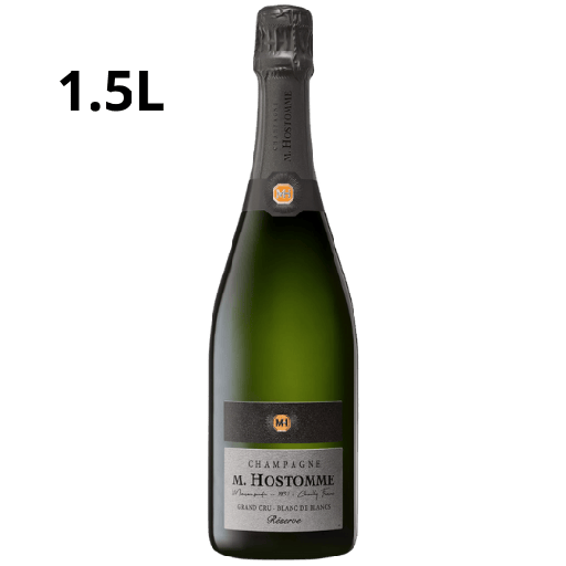 [2000104] Champagne M. Hostomme Blanc de Blanc G.Cru 1.5L Magnum