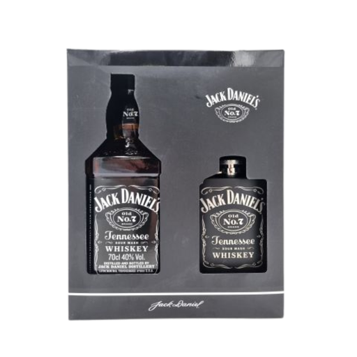 Jack Daniel's Tennessee Whiskey Hipflask Giftpack 70cl