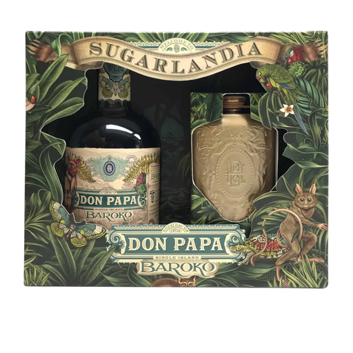 Don Papa Baroko Rum Hipflask Set