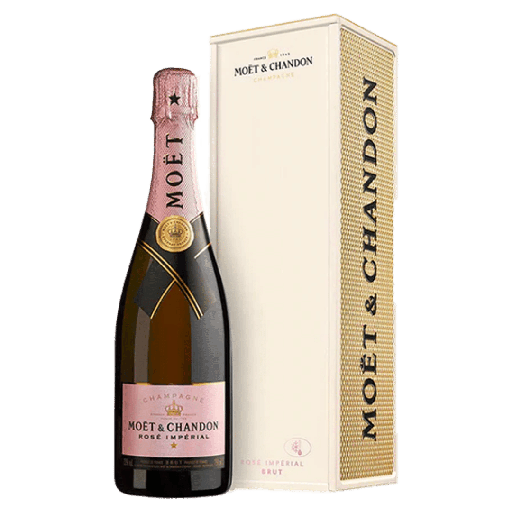 Moet & Chandon Imperial Rose Champagne Metal Box 75cl
