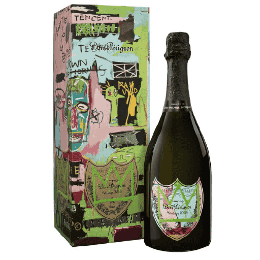 Dom Perignon Brut in Jean-Michel Basquiat Green Limited Edition 2015 Champagne Brut 75cl