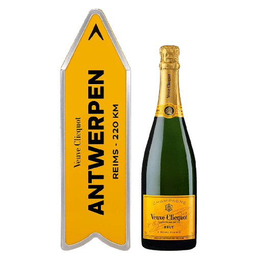 Veuve Clicquot Arrow Antwerpen Champagne 75cl