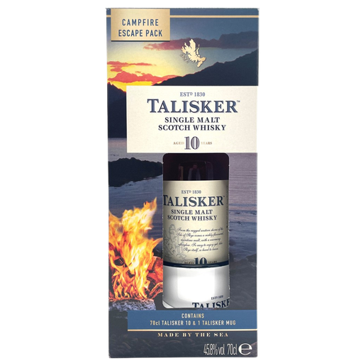 Talisker 10Y Single Malt Whisky Campfire Escape Pack 70cl
