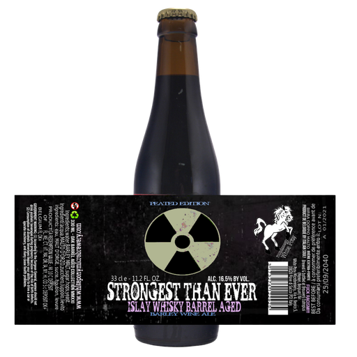 Strongest Than Ever Islay Whisky Barrel Aged 1x33cl Fles (Leeggoed 0.10€)