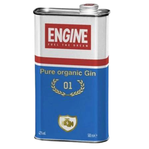 Engine Gin Giftbox 50CL + 2 cups