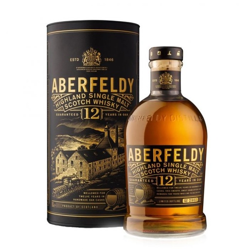 Aberfeldy 12Y Single Malt Whisky 70cl