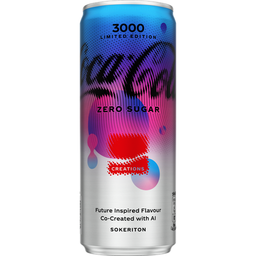 Coca Cola Zero 3000 1x25cl Blik