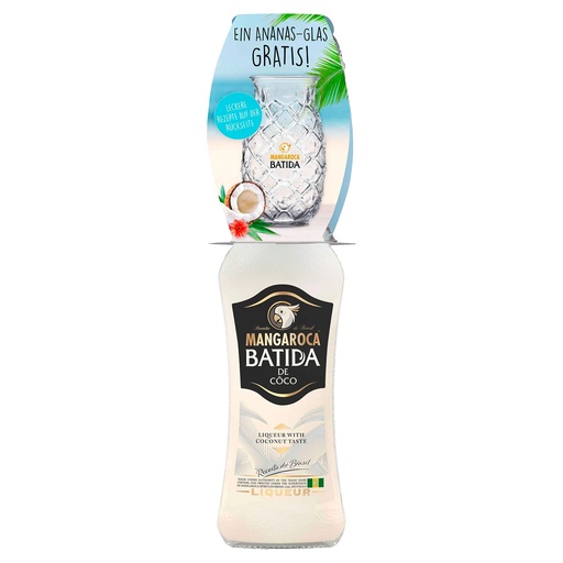 Batida de Coco + glas 70cl