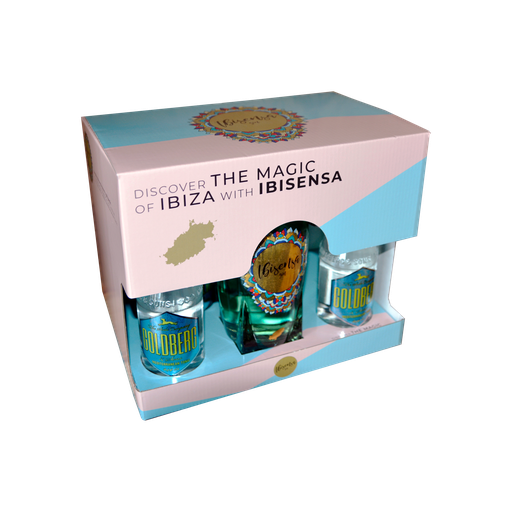 [2000834] Ibisensa Gin Giftbox 50cl + 4 Goldberg Tonic