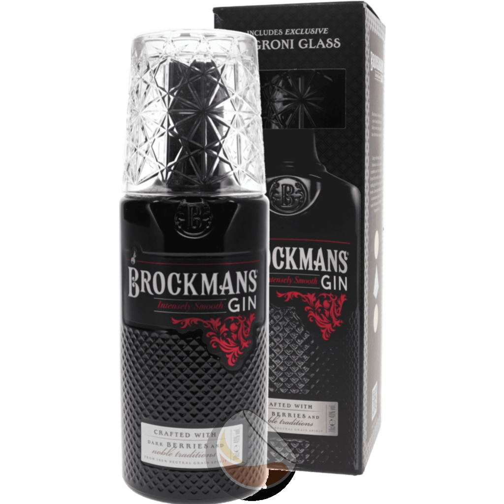 Brockmans Gin + Negroni Glas 70cl