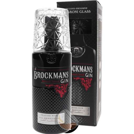 Brockmans Gin + Negroni Glas 70cl