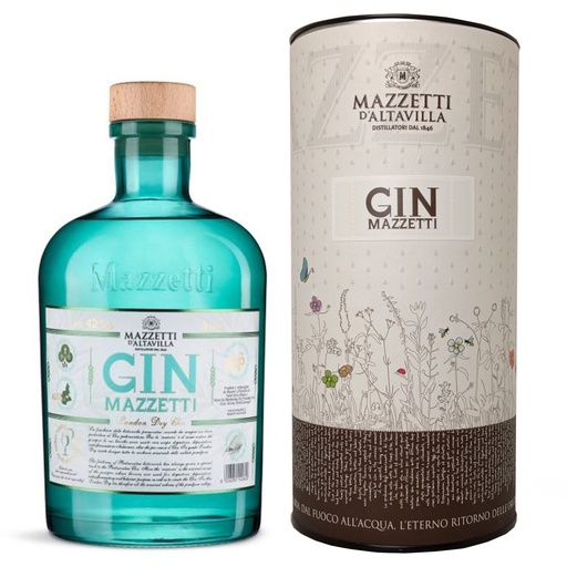 [2000806] Gin Mazzetti London Dry Giftbox 70cl