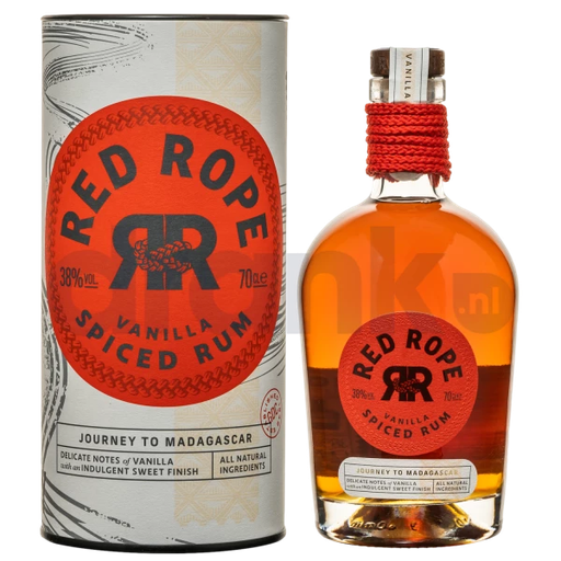Red Rope Madagascar Spiced Rum 70cl