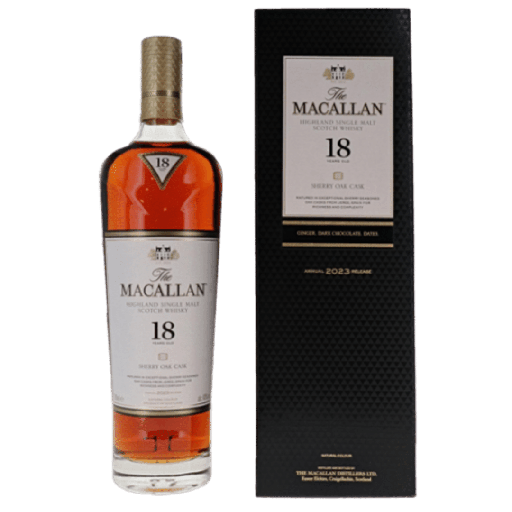 The Macallan 18Y Sherry Oak Single Malt Whisky 70cl