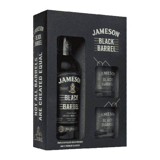 [2000846] Jameson Black Barrel 70cl Giftbox