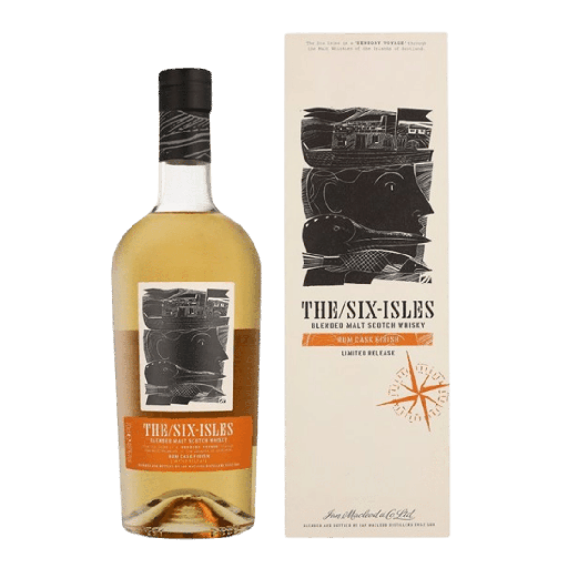 The Six Isles Blended Malt Whisky Rum Cask Finish 70cl