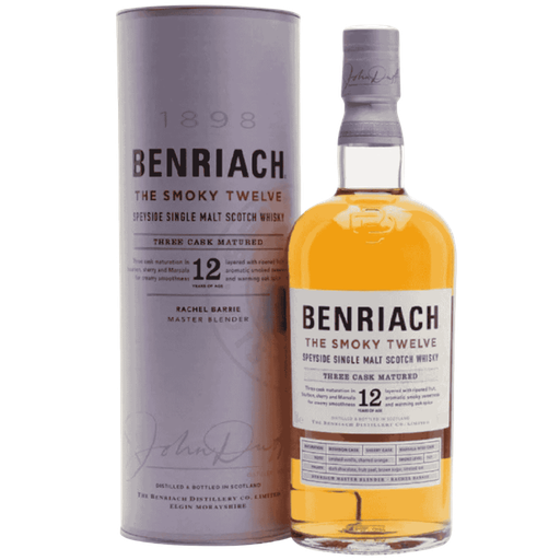 Benriach The 12Y Smoky Single Malt Whisky  70cl