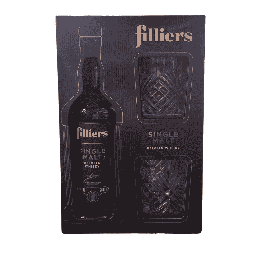 Filliers Single Malt + Glazen 70cl