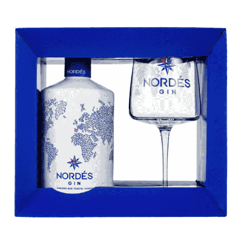 Nordes Gin 70cl + Glas