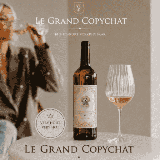 Le Grand Copychat étiquette Doré 75cl