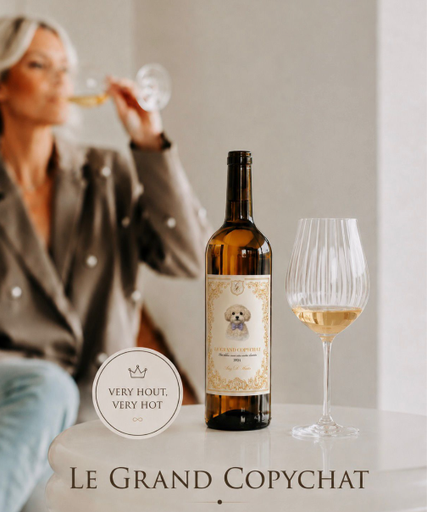 Le Grand Copychat étiquette Jaune 75CL